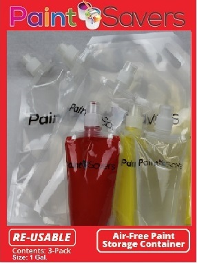Paint-Savers Leftover Paint Containers 3-Pack (1-Gal)