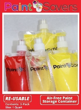 Paint-Savers Leftover Paint Storage 3-Pack (1-Quart)